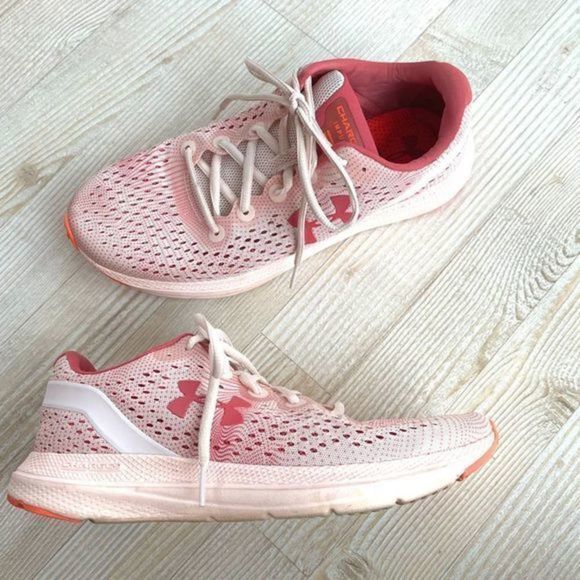 Under Armour Shoes - Under Armour Charged Impulse‎ Knit Running Sneaker Mojave Dawn 9.5